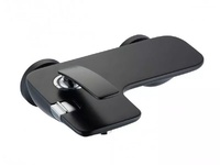 Черен смесител за вана/душ Balance Black